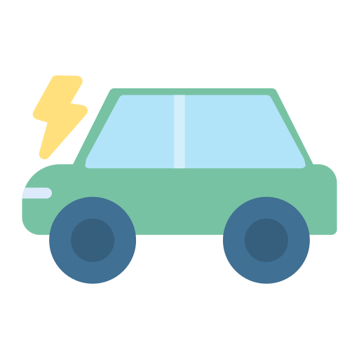 Electric Car Generic Flat icon