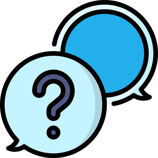 Question and answer Special Lineal color icon