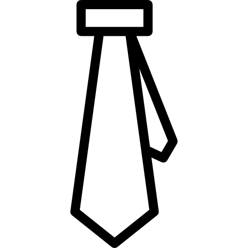 grote stropdas  icoon