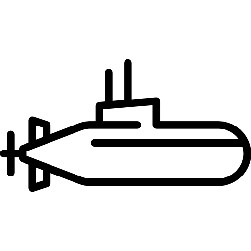 mała łódź podwodna  ikona