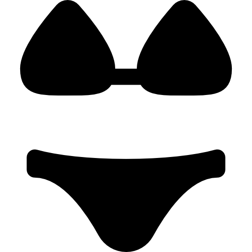 bikini de mujer  icono