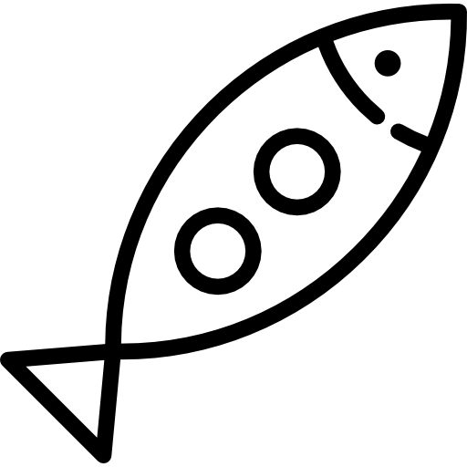 傾斜した魚 Special Lineal icon