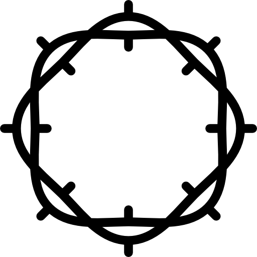 corona de espinas  icono