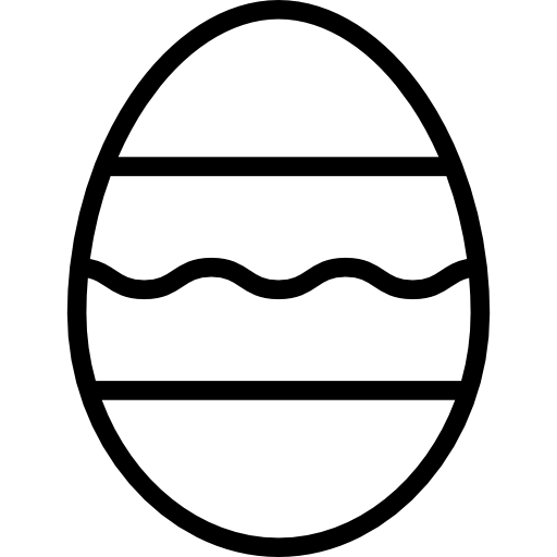 grande uovo di pasqua  icona