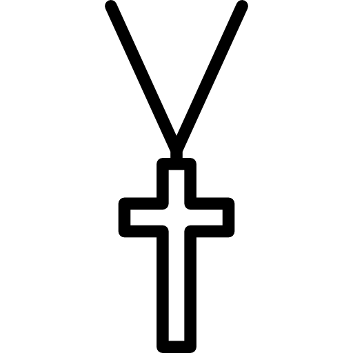 collana croce  icona