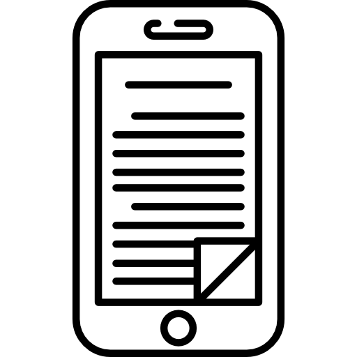 Ebook with Folded PAge  icon
