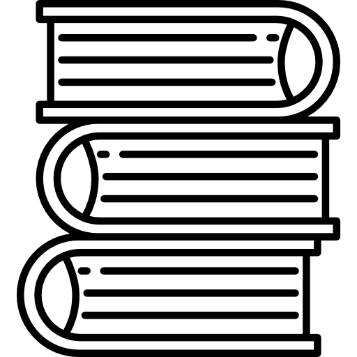 Stack of Three Books  icon