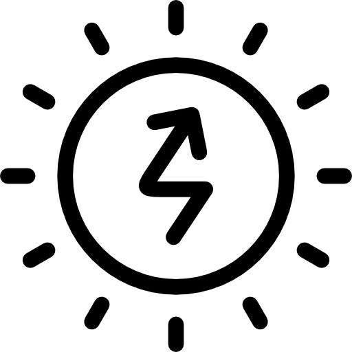 太陽光エネルギー Special Lineal icon