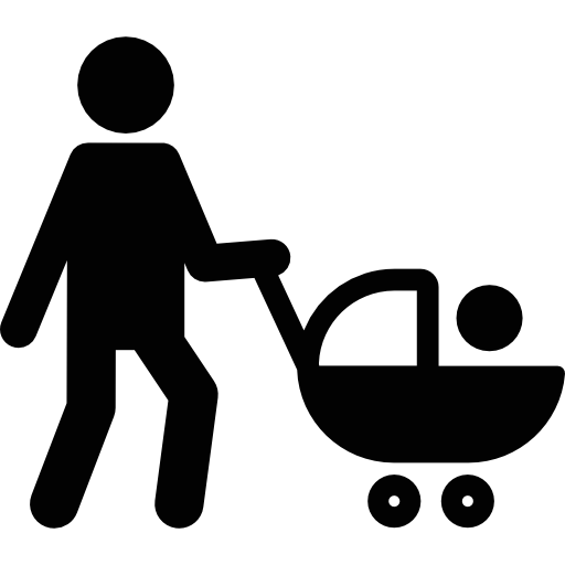 Man with Stroller  icon