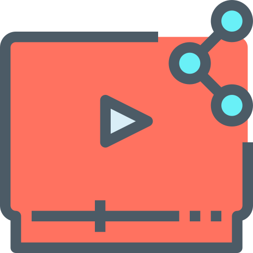 Video player Accurate Lineal Color icon