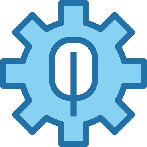 Gear Accurate Blue icon