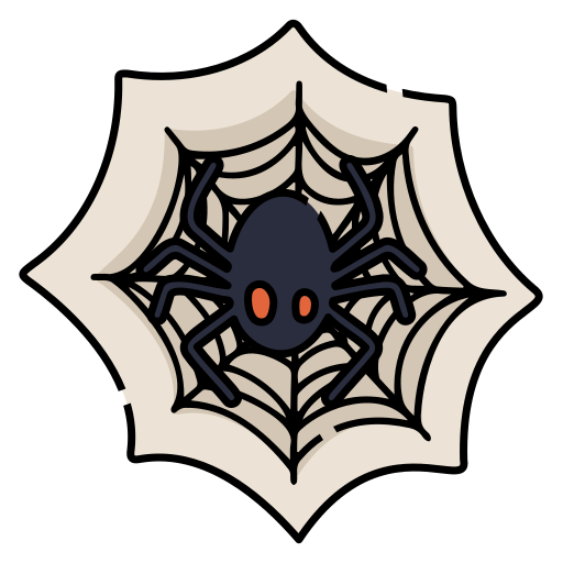Spider Generic Thin Outline Color icon