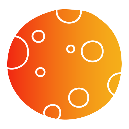 maan Generic Flat Gradient icoon