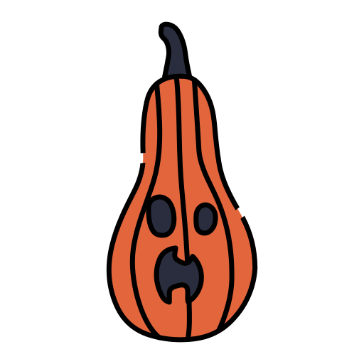 かぼちゃ Generic Thin Outline Color icon