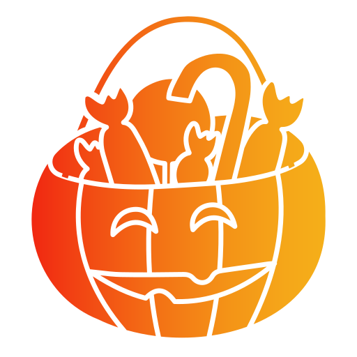 caramelle di halloween Generic Flat Gradient icona