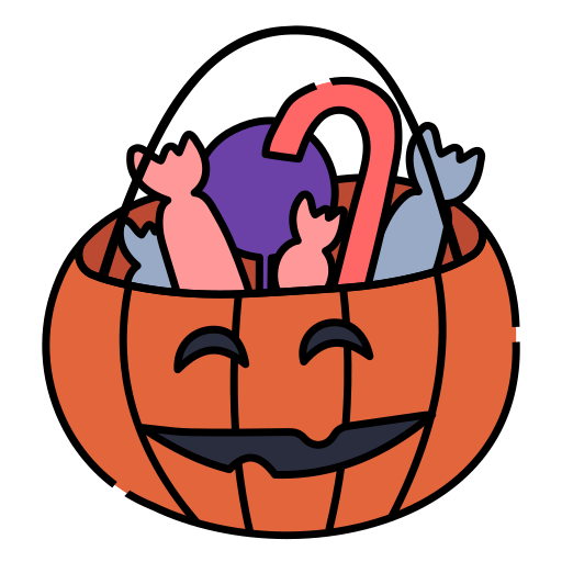 halloween snoep Generic Thin Outline Color icoon