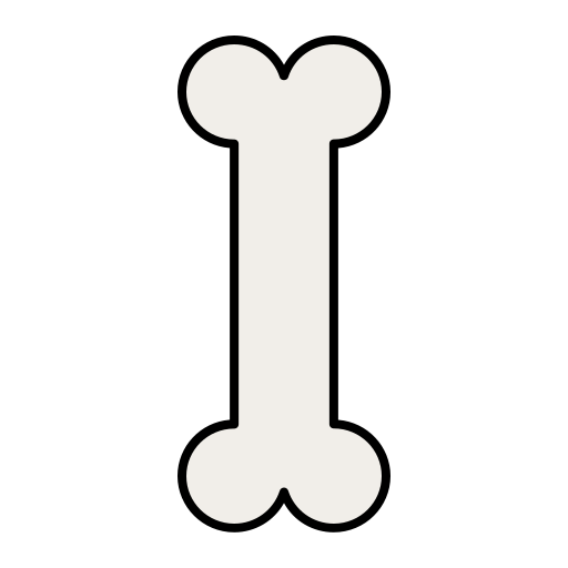 骨 Generic Thin Outline Color icon