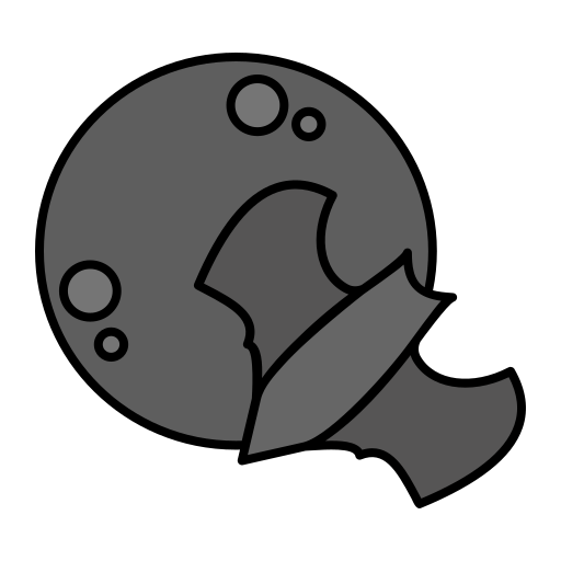 Bat Generic Thin Outline Color icon