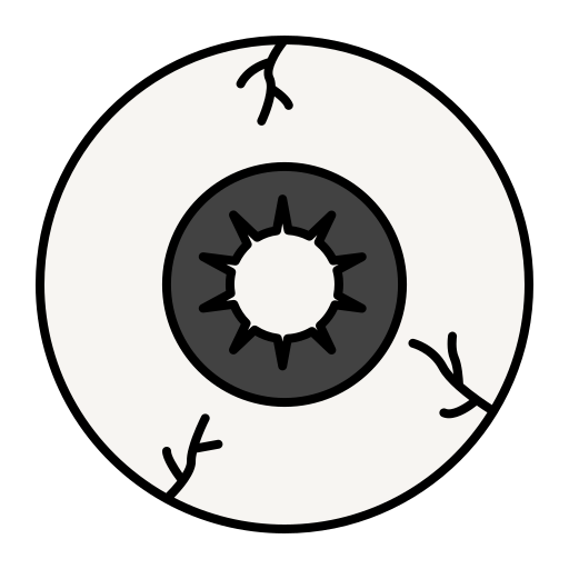 auge Generic Thin Outline Color icon