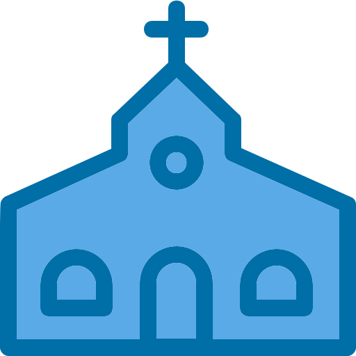 Église Generic Blue Icône