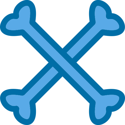 뼈 Generic Blue icon
