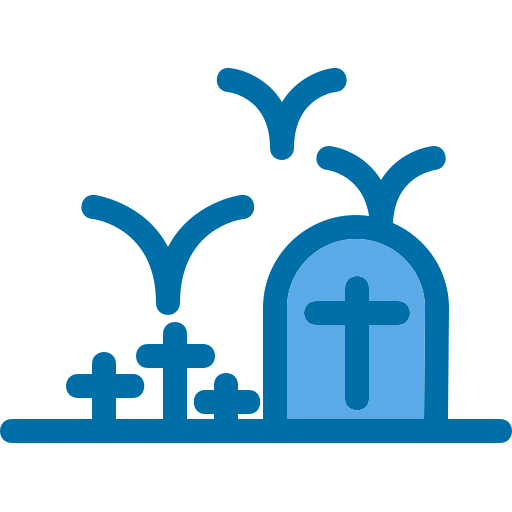 墓地 Generic Blue icon