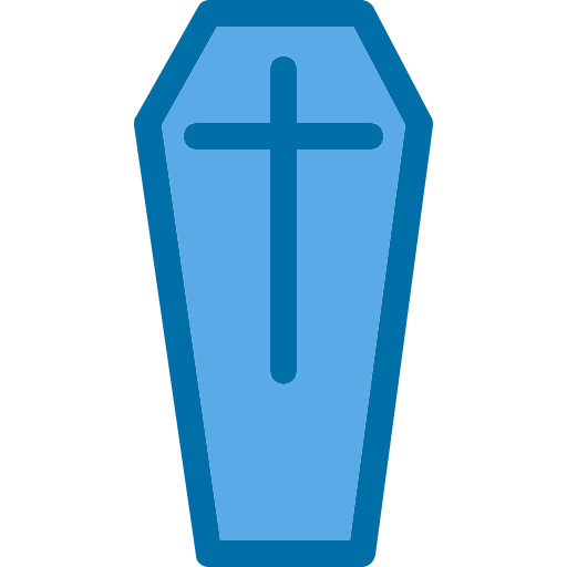 caixão Generic Blue Ícone