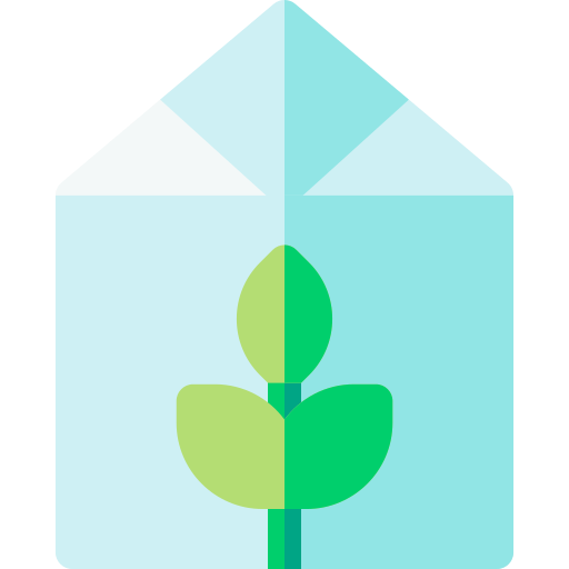 Greenhouse Basic Rounded Flat icon