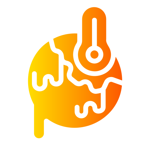 le réchauffement climatique Generic Flat Gradient Icône