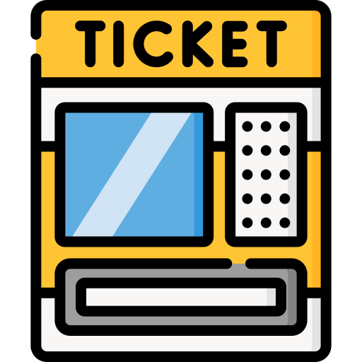 Ticket machine Special Lineal color icon