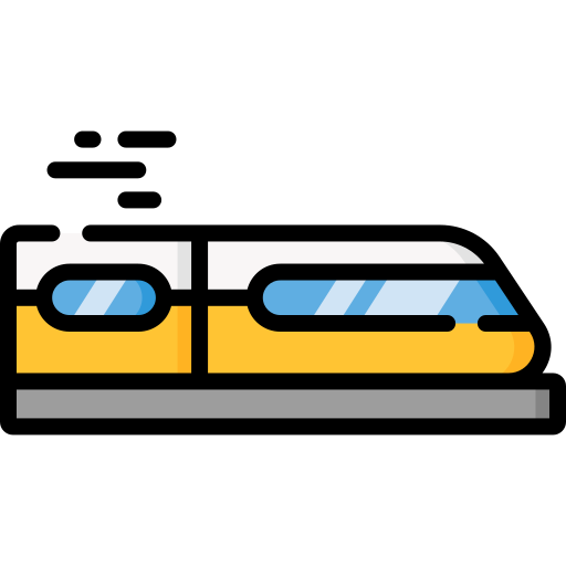 tren rápido Special Lineal color icono