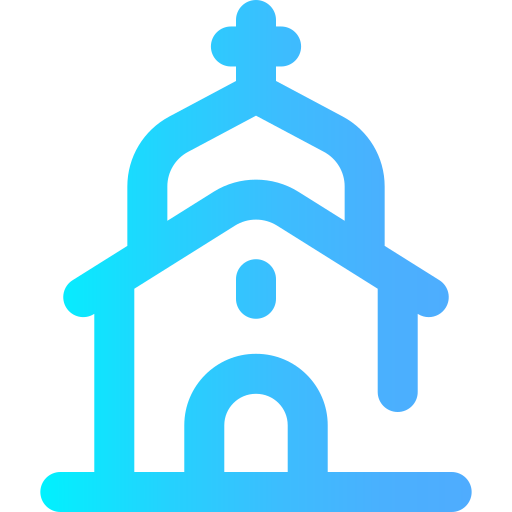教会 Super Basic Omission Gradient icon