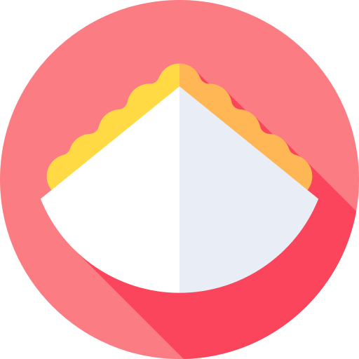quesadilla Flat Circular Flat icoon