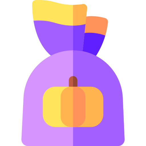 halloween snoep Basic Rounded Flat icoon