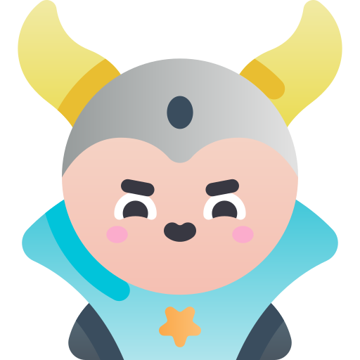 Witch Kawaii Star Gradient icon