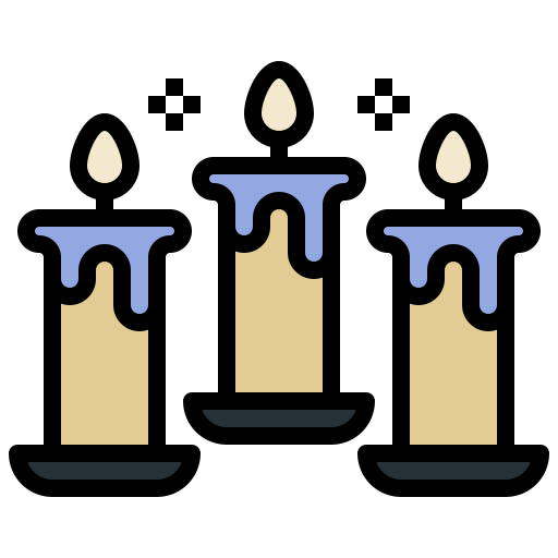 свеча Generic Outline Color иконка