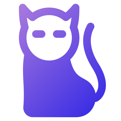 кошка Generic Flat Gradient иконка