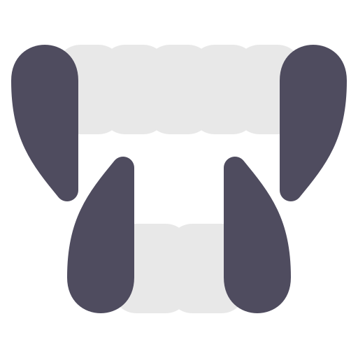 hoektand Generic Flat icoon