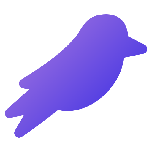 Crow Generic Flat Gradient icon