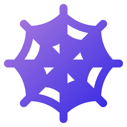 spinnenweb Generic Flat Gradient icoon