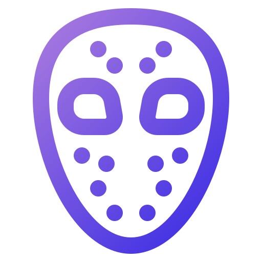 Hockey Mask Generic Gradient icon