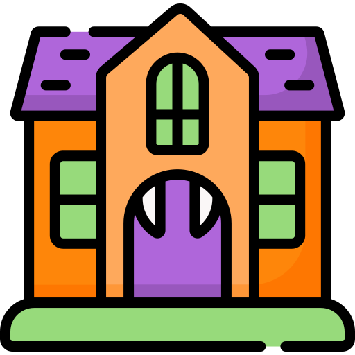 Haunted House Special Lineal color icon