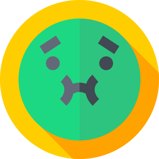 病気 Flat Circular Flat icon