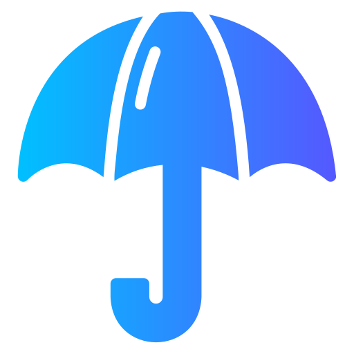 guarda-chuva Generic Flat Gradient Ícone