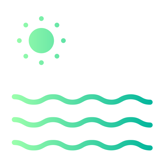 пляж Generic Flat Gradient иконка