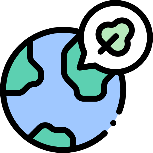 Global Detailed Rounded Lineal color icon