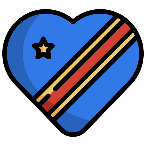 콩고 민주 공화국 Generic Outline Color icon