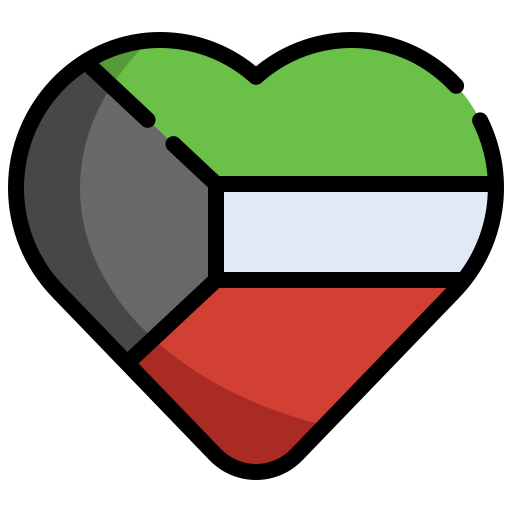 kuwait Generic Outline Color icon