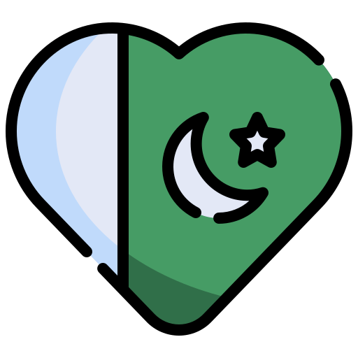 pakistán Generic Outline Color icono