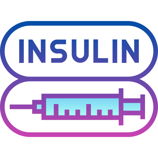 Insulin Detailed bright Gradient icon